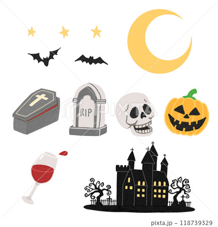 ハロウィン小物イラスト - CLIP STUDIO ASSETS