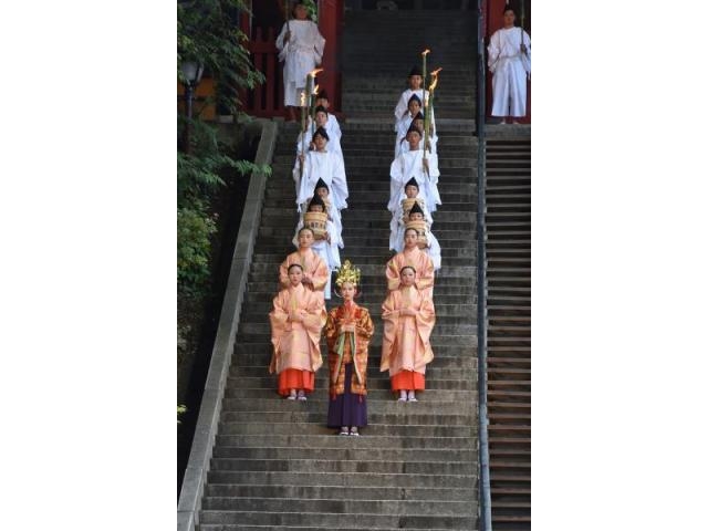 草津温泉白根神社祭りが開催されました5つの貸切風呂の湯宿 きんだいペンション