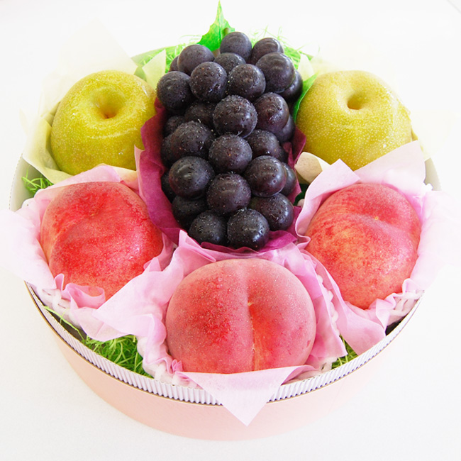 楽天市場ご進物 お供え 盛り籠果物 籠盛りフルーツ 果物セット フルーツセット お盆 法事 お彼岸 命日 初盆 四十九日 お中元お歳暮 贈答用 お悔み 仏事 楽屋見舞い 詰め合わせ 法要: フルーツギフトとゼリー 山口果物