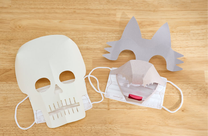 子供とハロウィーン仮面作り！紙皿で簡単可愛い工作 - コドモアイ