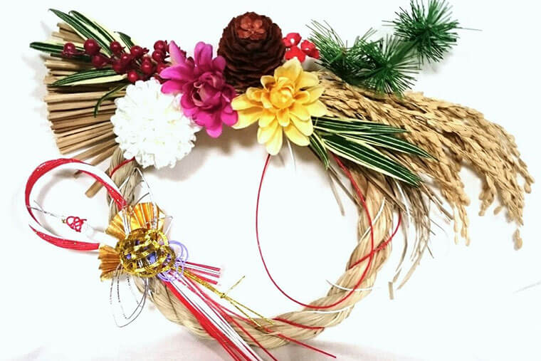 お正月の玄関飾りを手作り！しめ縄リースの材料と作り方春夏秋冬を楽しむブログ