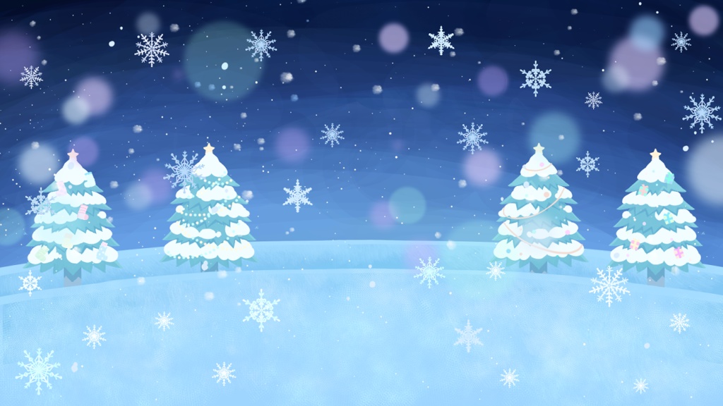 可愛いイラスト無料背景 クリスマス 雪の結晶 緑 − free illustration Background ChristmasSnowflake Greenイラストダウンロード