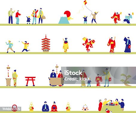 初詣かわいい無料イラスト・使える無料雛形テンプレート最新順素材ラボ