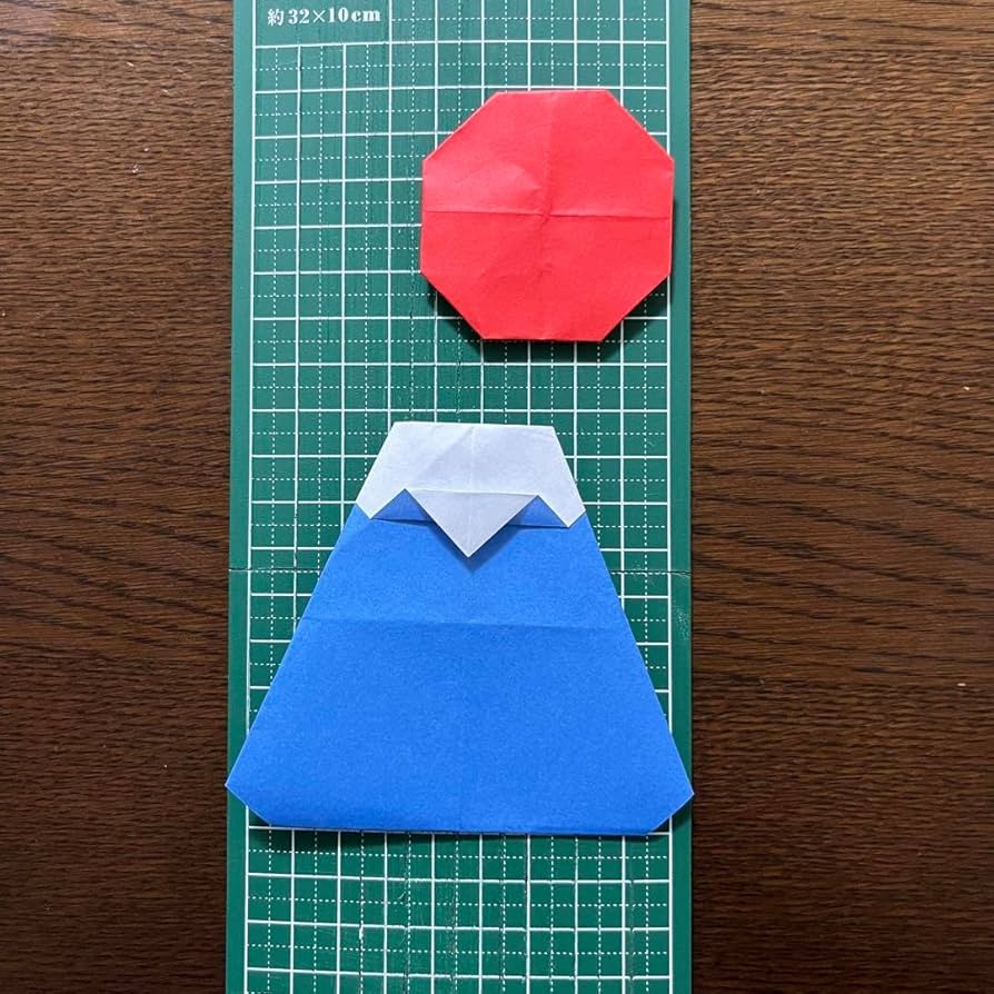 お正月のおりがみ だるま、かがみ餅、富士山ENJOY７のハンドメイドブログ