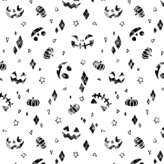 かわいいキャンディーや食べ物とハロウィンの休日のためのシームレスなパターン 包装紙 壁紙やアパレルのための子供の背景 ベクターイラストストックベクター ©girafchik 413914428