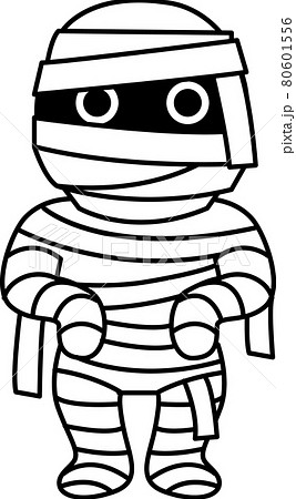 かわいいミイラのキャラクターハロウィーンのお祝い子供用コスチューム小さなゾンビイラスト素材透過、PNGフリー画像ダウンロード - Pngtree