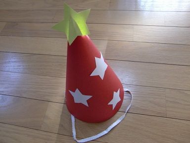 無料型紙 簡単！サンタ帽子の作り方 子ども用・大人用nunocoto fabric