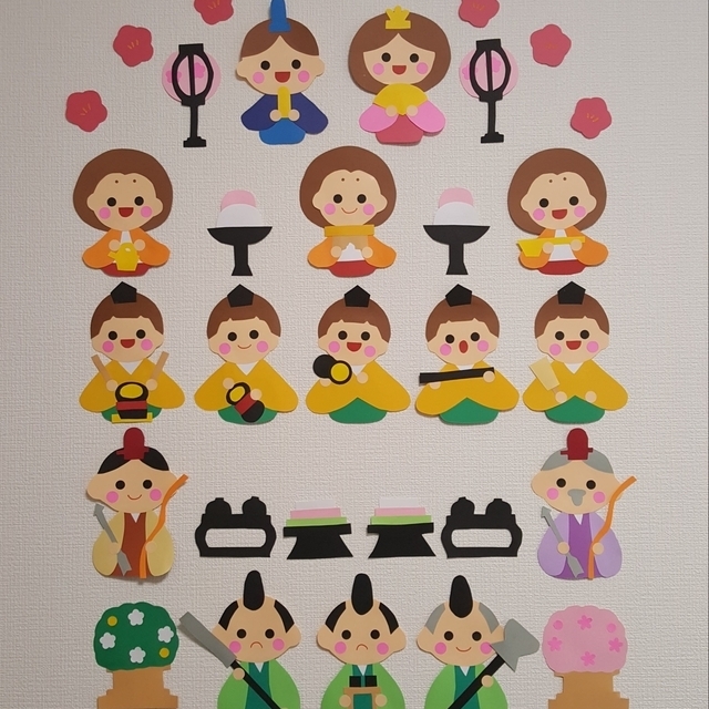 2026年最新版！飾って&撮って可愛い！手作りできるひな祭りモチーフの壁面飾り五色 雛人形・五月人形の原孝洲