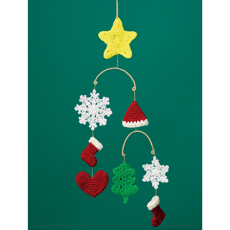 工作あそび クリスマスの装飾に活用できる！クリスマスモビール