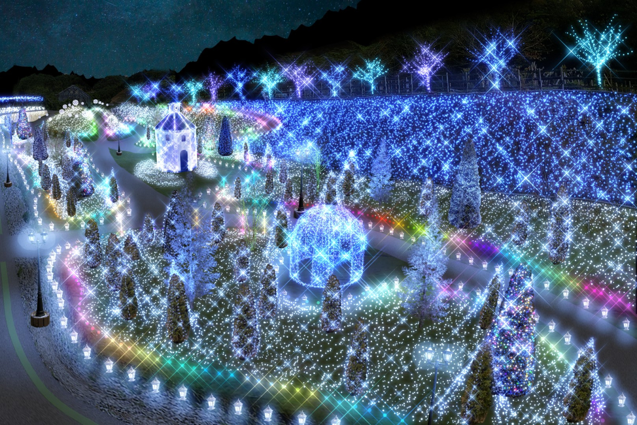 ローザンベリー多和田」 米原市 のイルミネーションご紹介 - 滋賀・びわ湖。お出かけ虹色ブログ滋賀の観光旬ネタはコレ