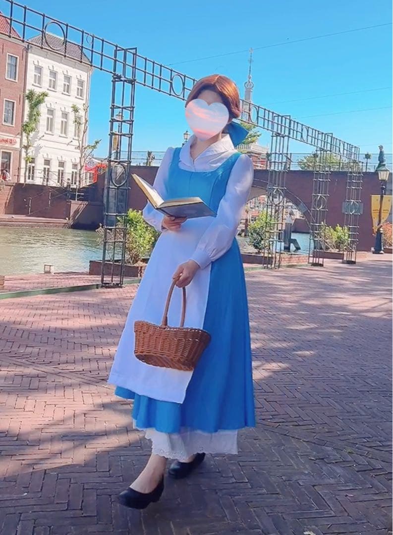 レディベル町娘Belle女と野獣プリンセスお姫様ディズニーDisneyハロウィンコスプレコスチューム衣装仮装かわいいワールドショップコレクション