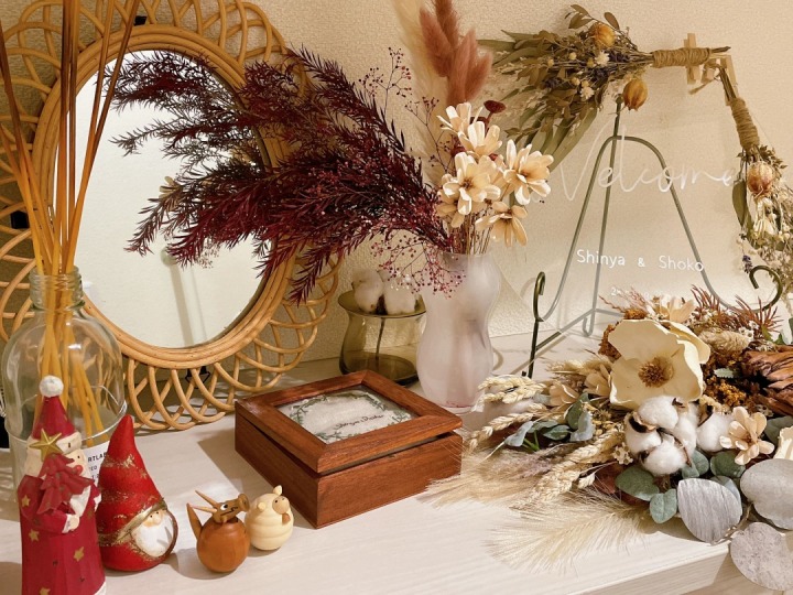 作り方 かごリングピローを100均アイテムで手作り♡お花たっぷりナチュラルに！＊chao wedding