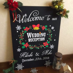 クリスマス 黒板 写真小道具バージョン1 - 2パック