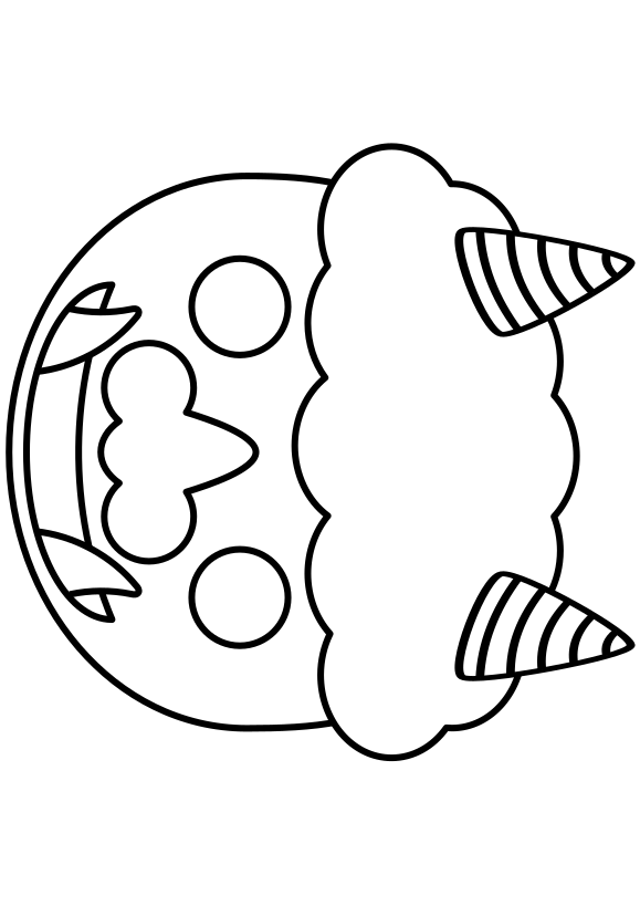 ぬりえやさん・無料こども塗り絵・節分お面ぬりえ