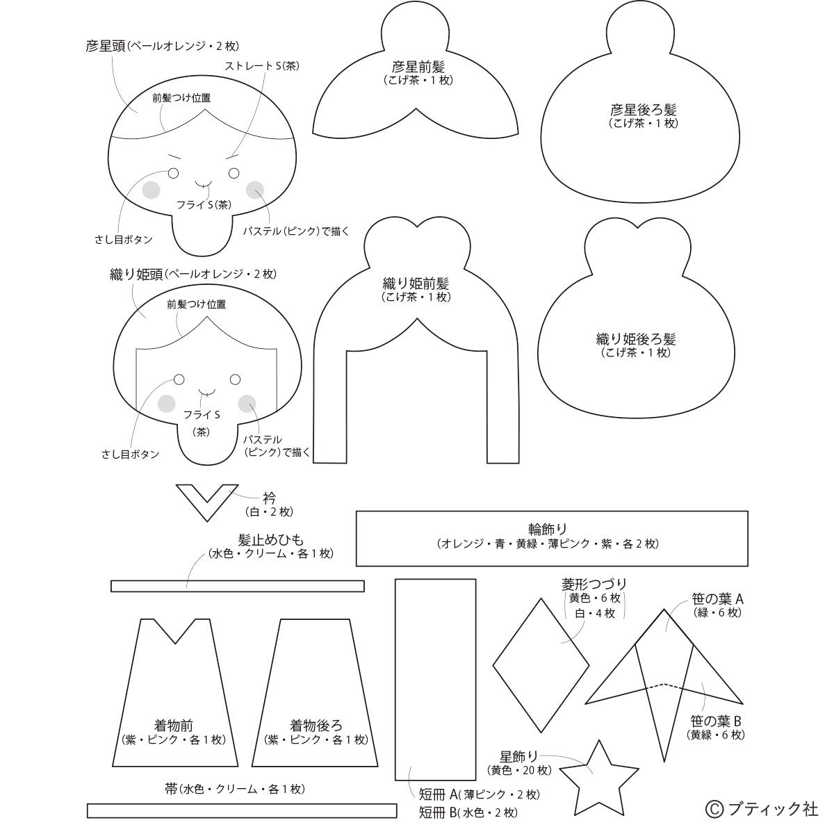 織姫 彦星 七夕製作 顔型紙の通販 by 𝑴𝒐𝒐𝒏 𝑷𝒍𝒖𝒔☪︎ラクマ