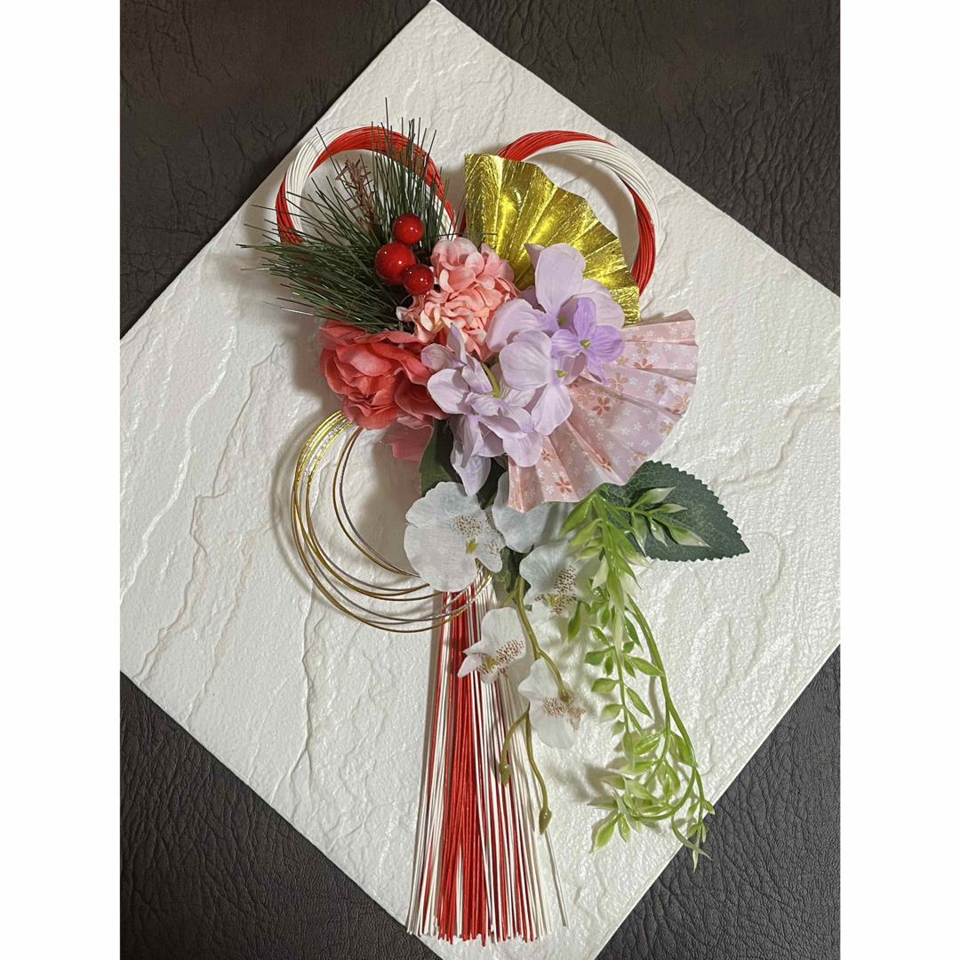 しめ縄・水引リース 赤el flowers online shop