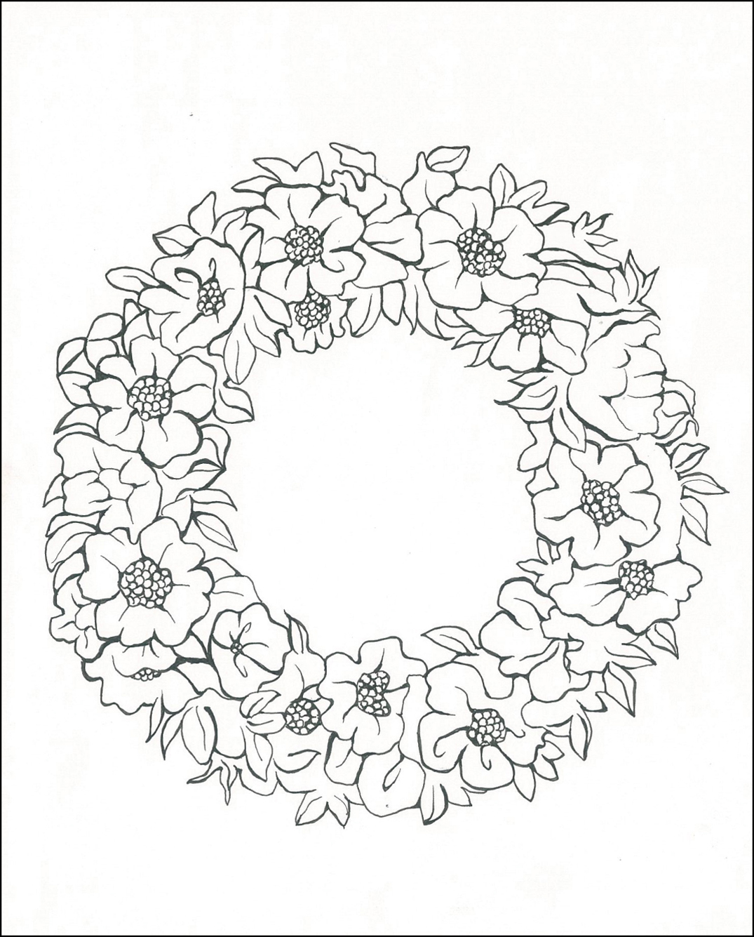 塗り絵セット クリスマスリースオレンジカラーショップBelta