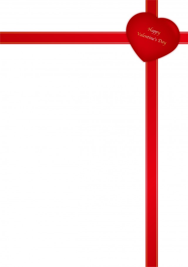 バレンタイン フレーム デザイン、写真やテキストのための場所のイラスト素材・ベクター Image 12016554