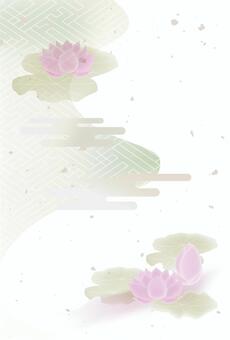 椿の花のイラスト入り◎喪中用はがきの無料テンプレート、テキスト修正だけで簡単＆すぐに使える！無料テンプレートTemplateBox