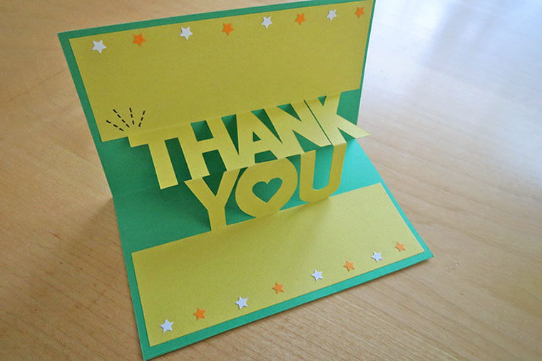 簡単かわいい！風船が飛び出すポップアップカードの作り方 メッセージカード