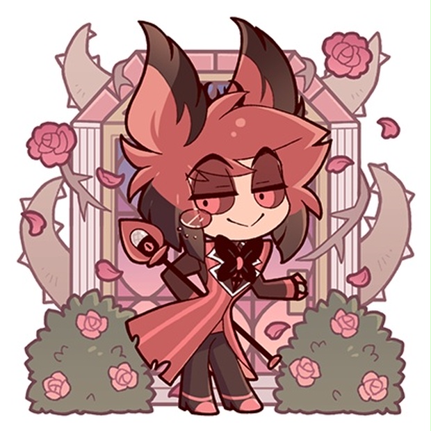 ハズビンホテル Hazbin Hotel アラスター バレンタイン限定 ポスター ⭐️新品⭐️ 公式グッズストア購入