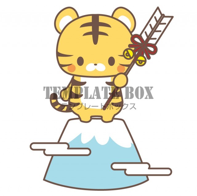 干支 寅年の年賀状・お正月イラスト 素材のイラスト素材73645186- PIXTA