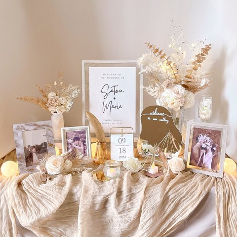 ウェルカムスペースイメージ 沢山のキャンドル＆花びら