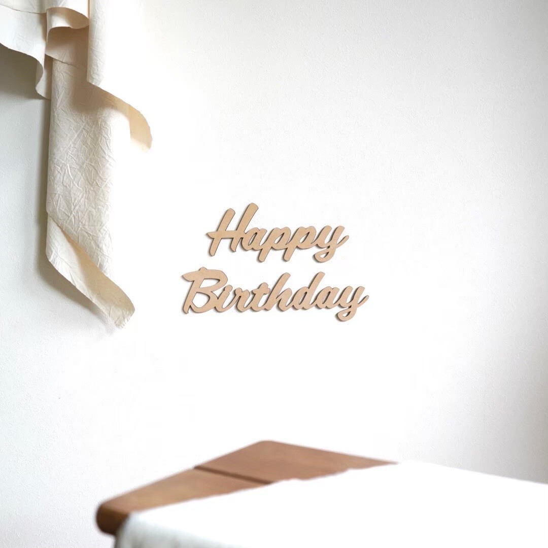 HAPPY BIRTHDAY バルーンガーランドDIY装飾 - リトルレモネードPARTY & BALLOON SHOP