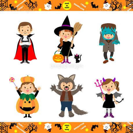 ハロウィン 仮装 コスプレ こども イラスト かわいいのイラスト素材104227883- PIXTA