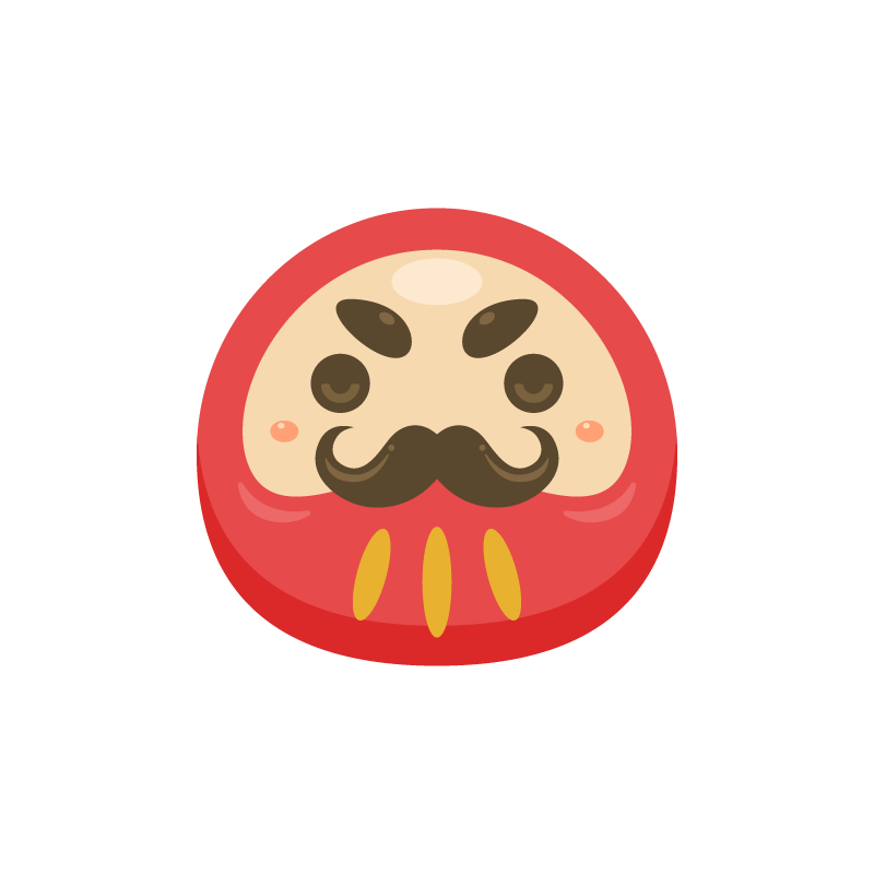 だるま 年賀状,縁起物のイラストai epsベクタークラブ＜イラストレーター素材が無料＞