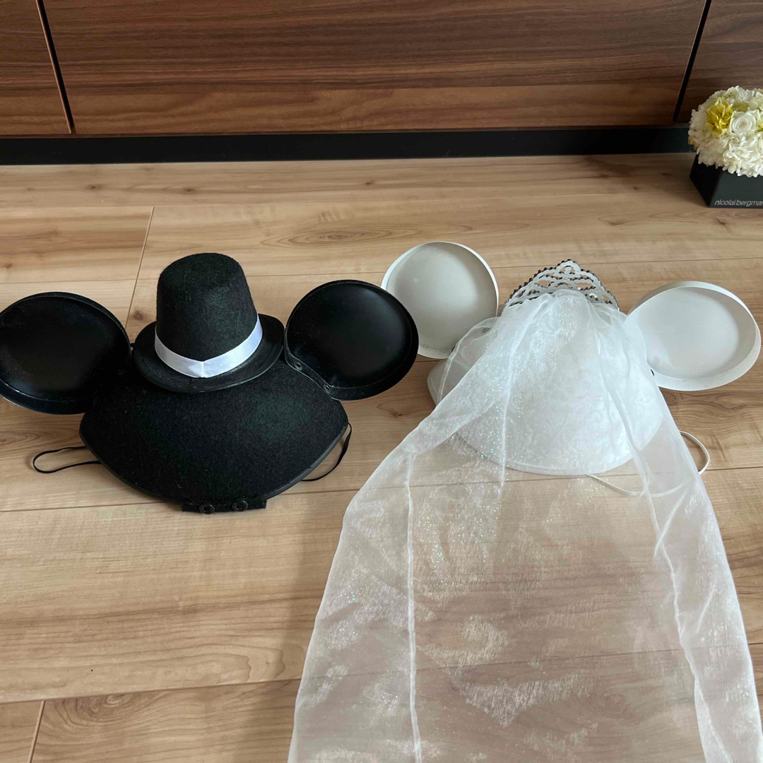 Amazon.co.jp: ミッキー ミニー ウェディング イヤーハット 結婚式 : ファッション