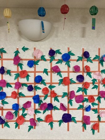 折り紙 ちょうちん飾りSUMMERガーランド