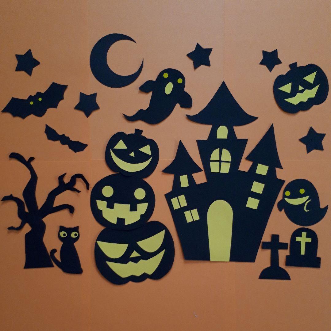壁面飾り 大きめハロウィンパレード みんなの手作りハロウィン壁面・飾り付けアイデア〜作って楽しい飾っ