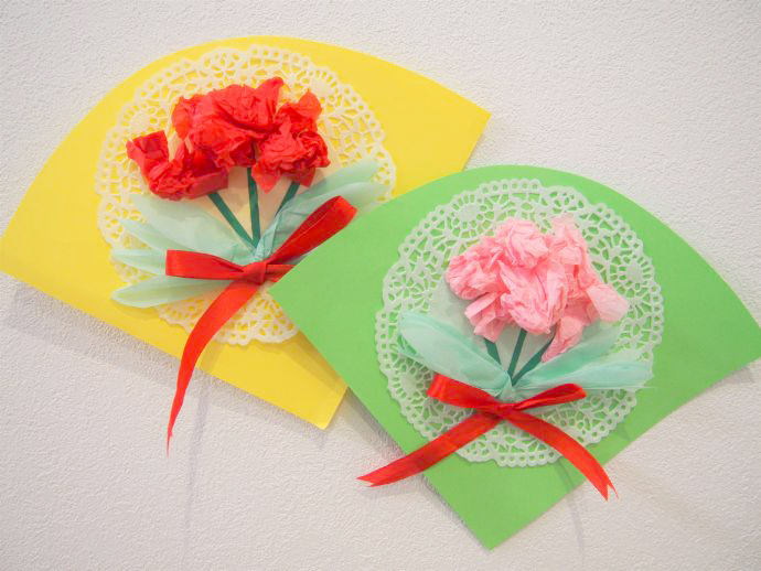 母の日のプレゼント制作🌹ポピンズエデュケア