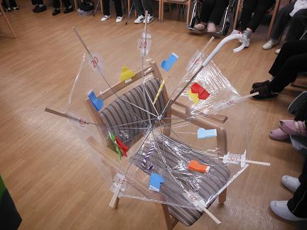 12月イベントレク①クリスマス会公式 ヒューマンライフケアみのお乃宿通い・宿泊・訪問介護箕面市の小規模多機能型居宅介護施設