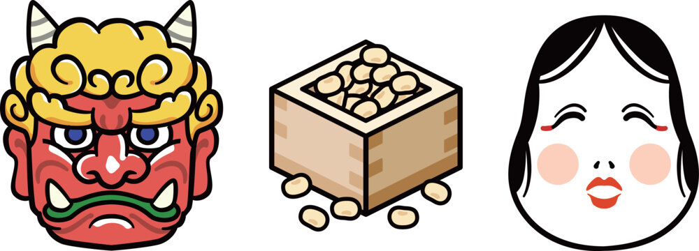 福の神と鬼退治 節分社会福祉法人 鑑石園