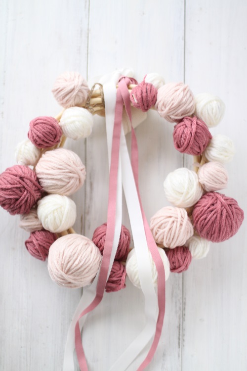 クリスマス限定☆ミニリースセット☆資材パーツ手編みレース編みレース糸毛糸リボンの通販 by Miraレース編み◯持病悪化ご連絡遅くなりますshopラクマ