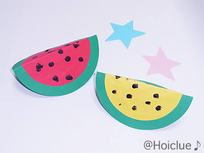 かわいいスイカ製作で夏の涼しさを感じよう！HOKET MAGAZINE子ども向け工作・ワークショップ情報株式会社HOKET