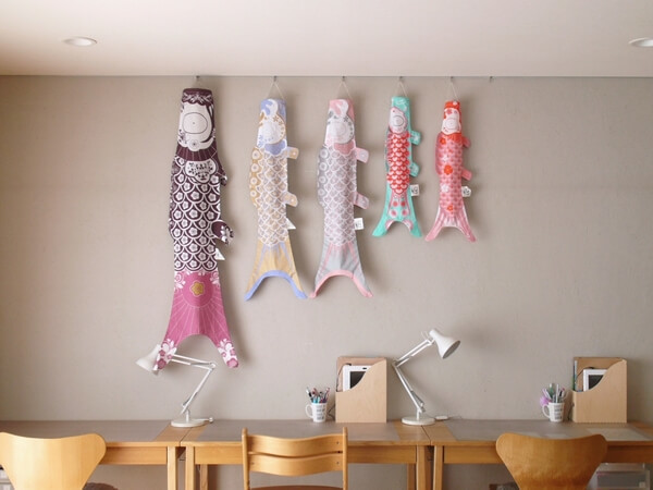 室内鯉のぼり パステル 3匹セット