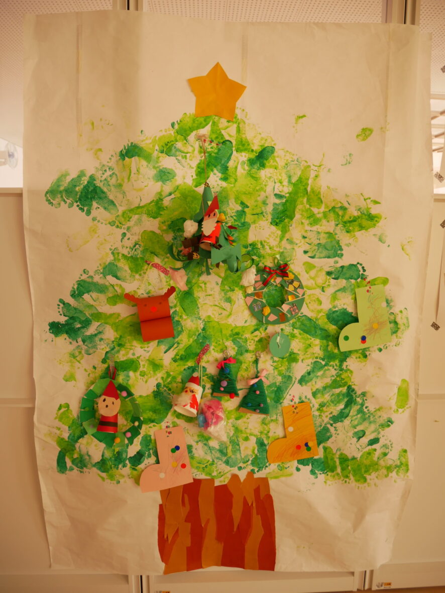 クリスマス壁面飾りクリスマスデコレーションハンドメイド