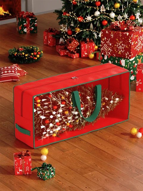 120*28*43cm コンパクト 防水 収納袋 106*25*25cm クリスマスツリー 収納バッグ ツリー 収納 大容量 片付け クリスマスツリーケース トートバッグ クリスマス クローゼット 保管 縦置き 洋服 ベッド下 布団 衣類 整頓 袋 梱包 押入れ アウトドア キャンプ 北欧 おしゃれ