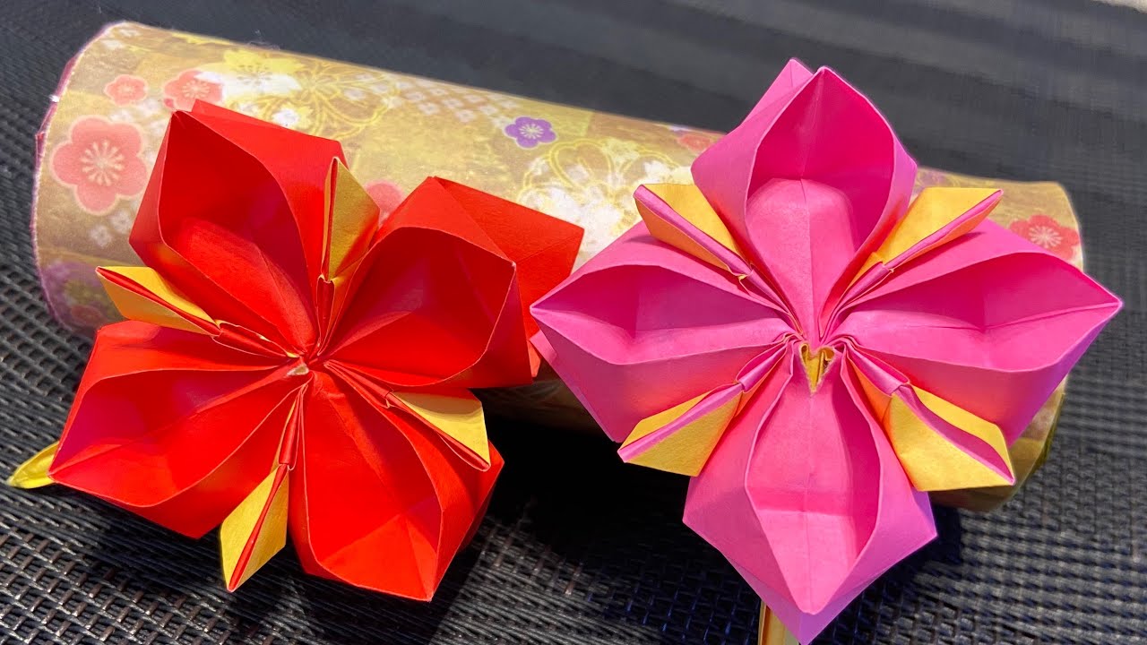 11月折り紙『七五三』 着物ドレス 男の子 女の子 千歳飴 飾り Origami Kimono Dress boy girl Chitosecandy decorationshigeyuki.net