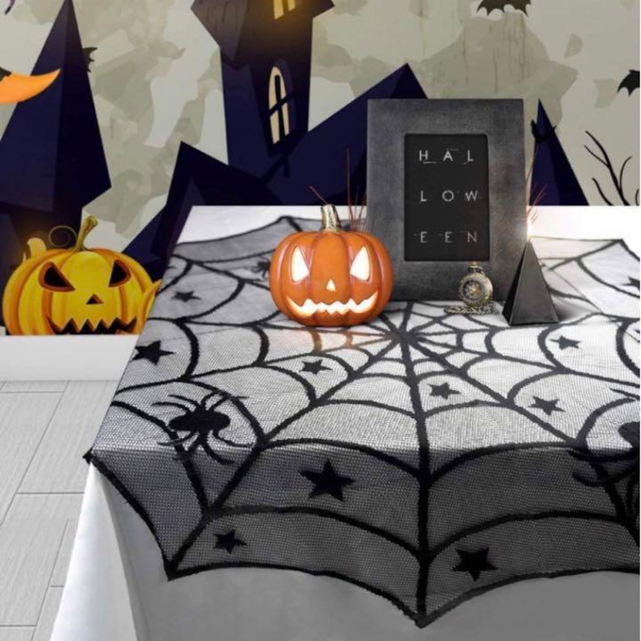 ハロウィンタペストリー タペストリー ハロウィン お祝い おうちスタジオ パーティー パーティーグッズ 写真 飾り ギフト お洒落 おしゃれ かわいいベビーグッズ 記念 スタジオ 飾り 高見え 日本製 ハロウィンパーティー ハロウィングッズ お祝い