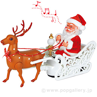 Xmas かわいいトナカイのイラスト 全身 顔