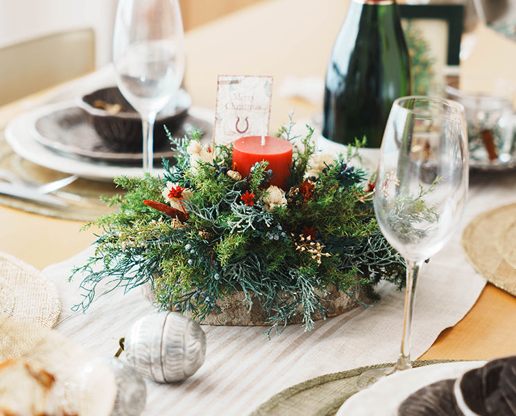 テーブルコーディネート クリスマス2021: スイスの街角から