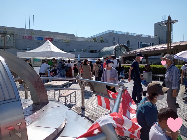 お花畑でチョウが舞う図書館イベント川西町立図書館
