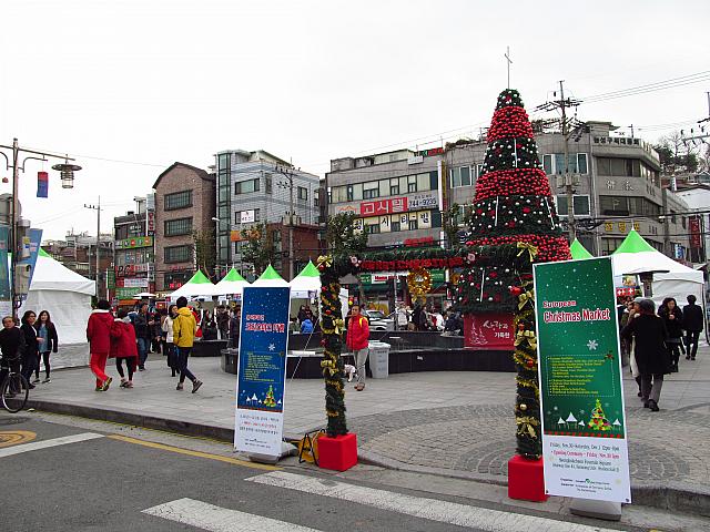 韓国 チャムシル ソウルでヨーロッパの街並み✨クリスマスマーケット🎄in蚕室🩷Trip.com ソウル