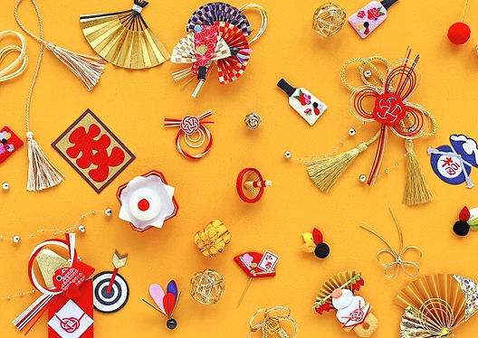 可愛らしい配色のお正月背景 イラスト素材7193907- フォトライブラリ