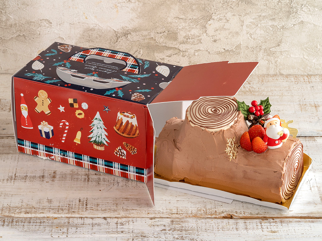 楽天市場 クリスマスケーキ 予約 2025 ブッシュドノエル 19cm目安・4人、5人、6人分ブッシュ・ド・ノエル ロールケーキ チョコレート ケーキ 切り株 クリスマス ケーキ 人気 絶品 お取り寄せ スイーツ 飾り キャラクター かわいい おしゃれ 送料無料 広島 お届け