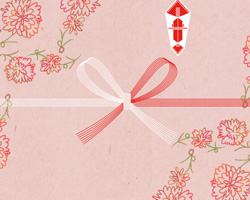 母の日のポストカードテンプレート-椿「HappyMother'sDay」ダウンロードかわいい無料はがきテンプレート はがき絵箱